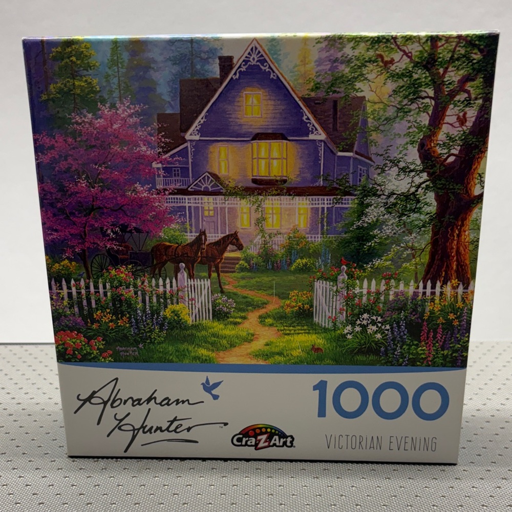 Warmth Of Home Abraham Hunter Jigsaw Puzzle 1000 pc 27" X 20" Rose Art